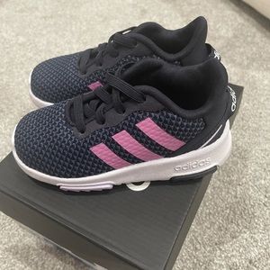Blue/Pink Adidas sneakers